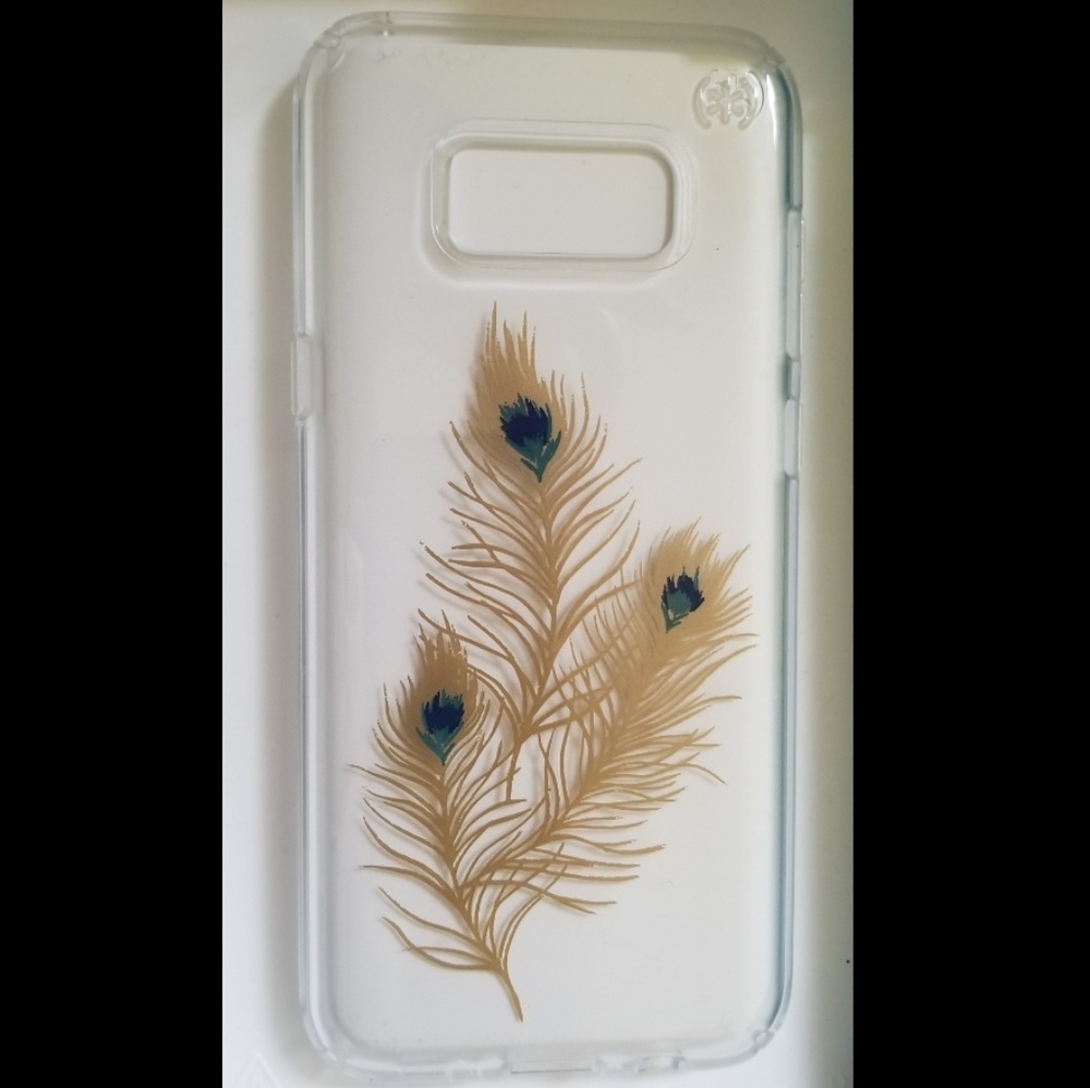 Speck Galaxy S8 Plus Peacock Cell phone case